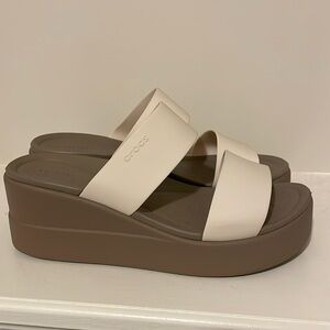 Crocs sandals, never worn!